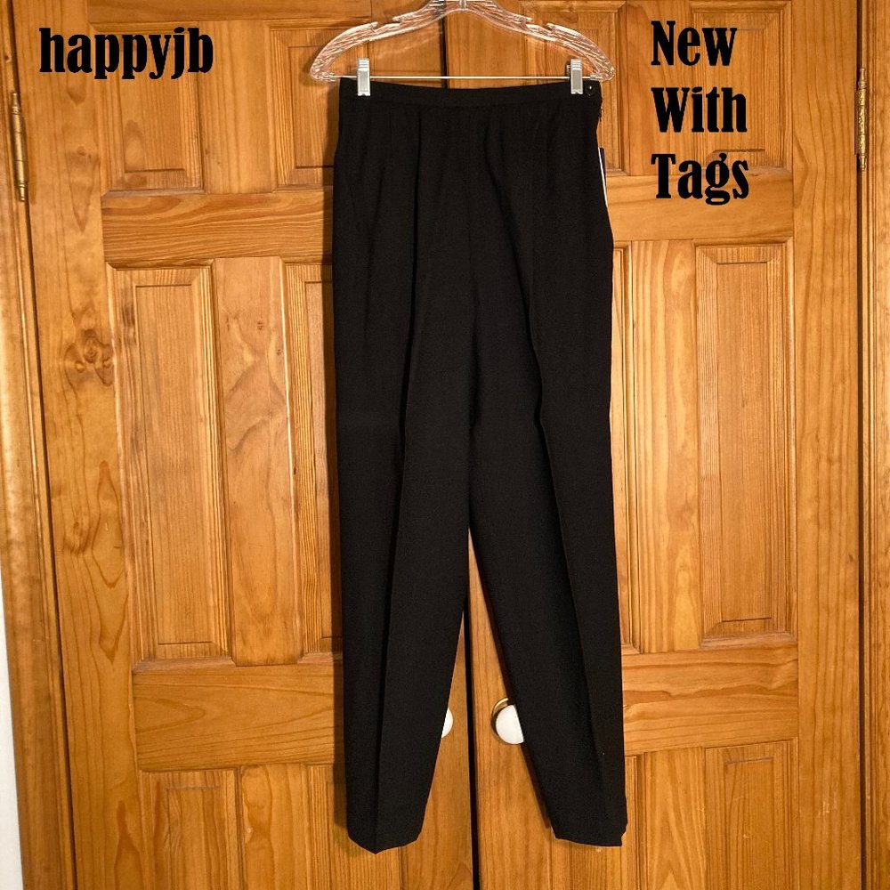 NWT Vintage Andrea Viccaro Wool Career Pants Slacks Size 12 - Picture 3 of 11